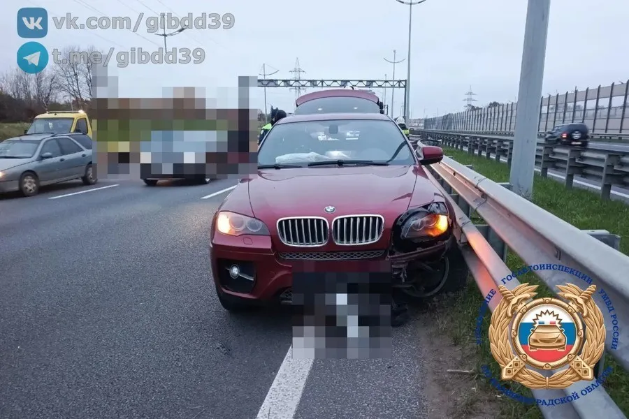 Четырёхмесячный ребёнок пострадал в ДТП на Северном обходе Калининграда